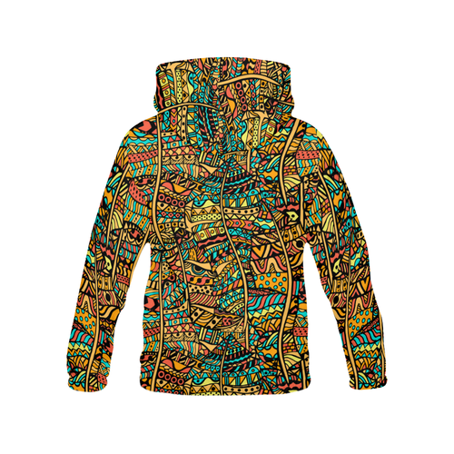 African Afro Dashiki Adinkra Kente Pattern Men Pullover Hoodie