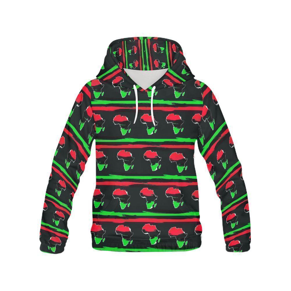 African Afro Dashiki Adinkra Kente Pattern Men Pullover Hoodie-grizzshop