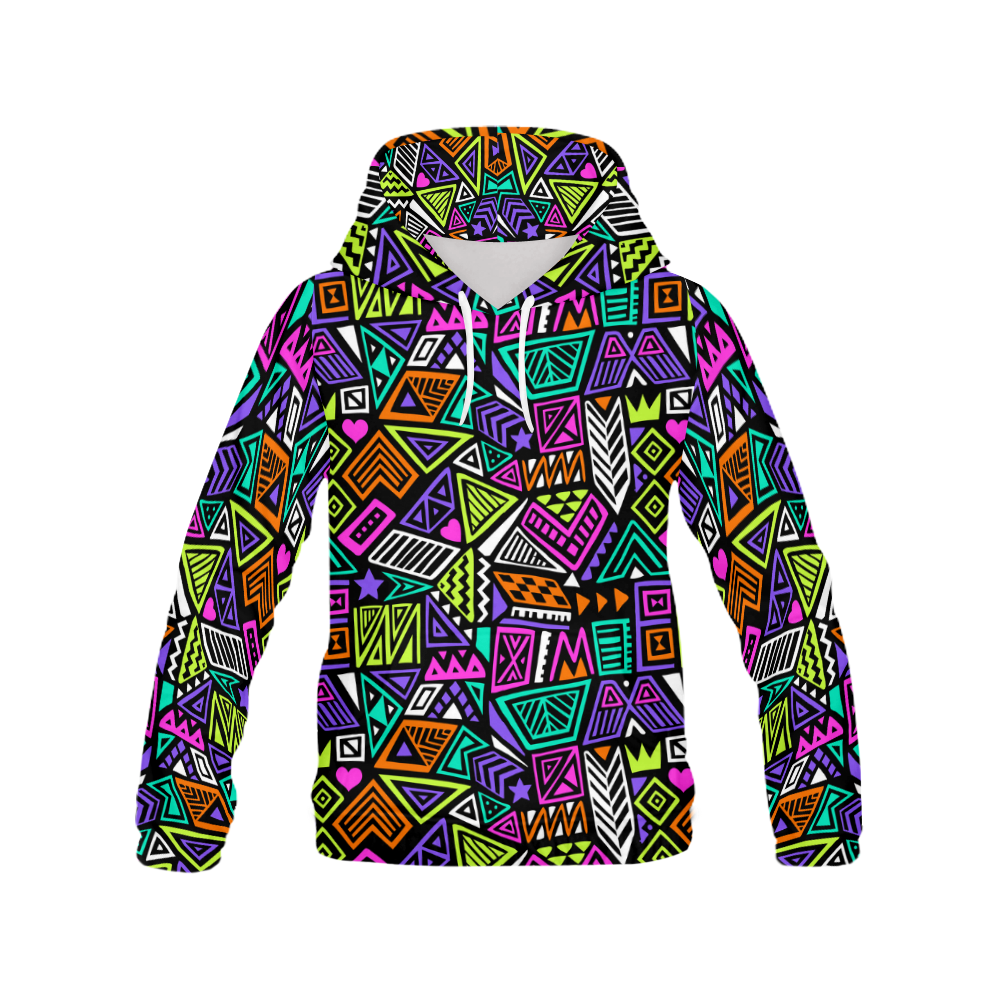 African Afro Dashiki Adinkra Kente Pattern Men Pullover Hoodie-grizzshop