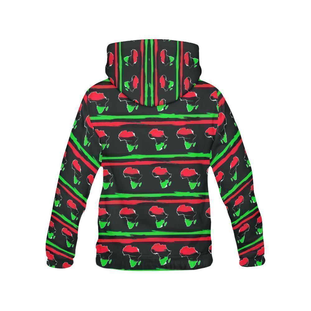 African Afro Dashiki Adinkra Kente Pattern Men Pullover Hoodie-grizzshop