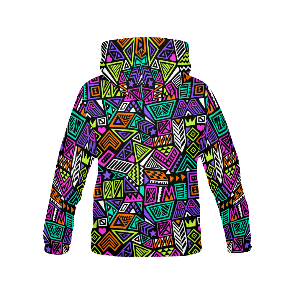 African Afro Dashiki Adinkra Kente Pattern Men Pullover Hoodie-grizzshop