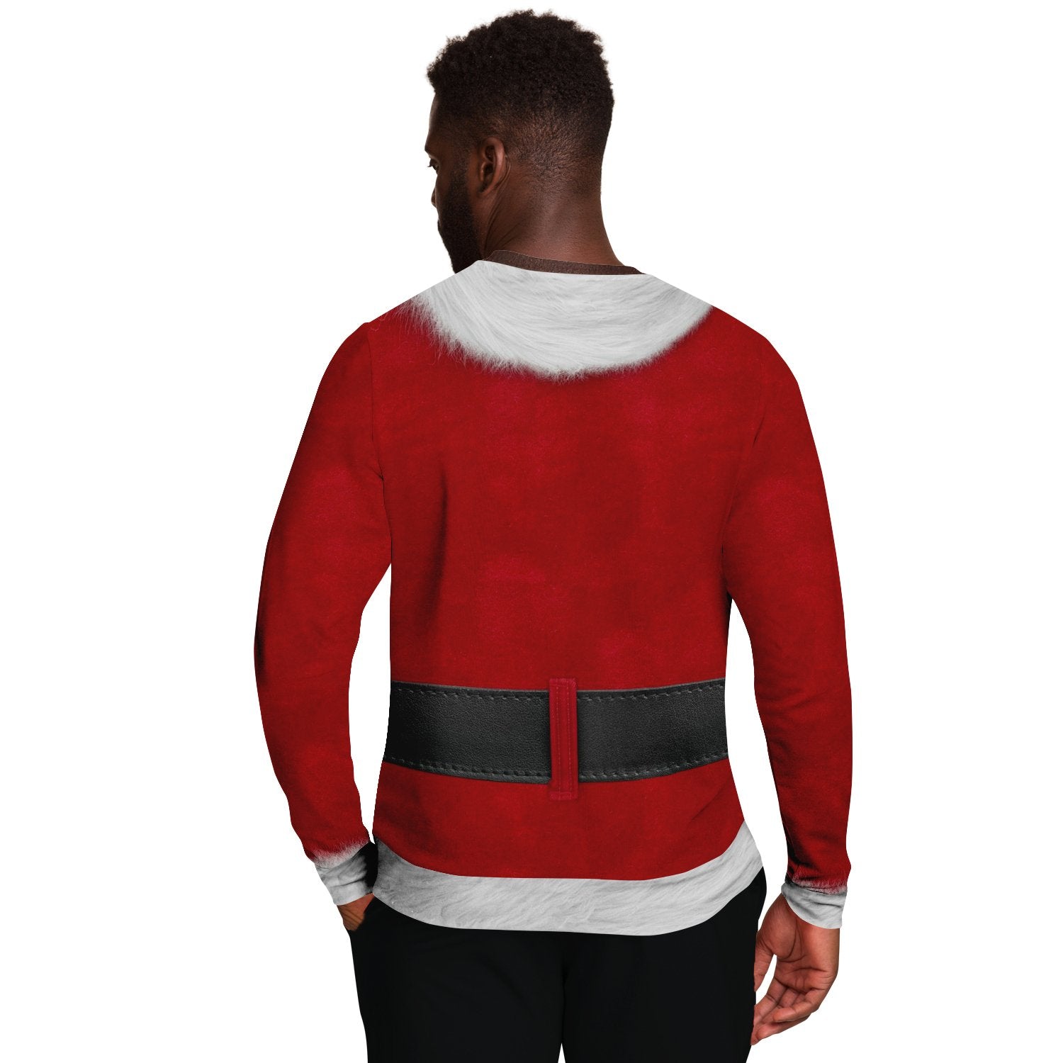 African Black Santa With Muscle Ugly Christmas Sweater-grizzshop