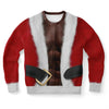 African Black Santa With Muscle Ugly Christmas Sweater-grizzshop