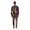 African Girl Art Print Men's Pajamas-grizzshop