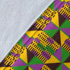 African Kente Pattern Print Blanket-grizzshop
