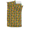 African Kente Pattern Print Duvet Cover Bedding Set-grizzshop