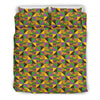 African Kente Pattern Print Duvet Cover Bedding Set-grizzshop