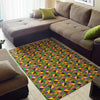 African Kente Pattern Print Floor Mat-grizzshop