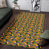 African Kente Pattern Print Floor Mat-grizzshop