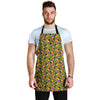 African Kente Pattern Print Men's Apron-grizzshop