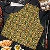 African Kente Pattern Print Men's Apron-grizzshop