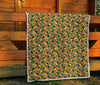 African Kente Pattern Print Quilt-grizzshop