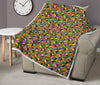 African Kente Pattern Print Quilt-grizzshop