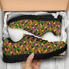 African Kente Pattern Print Sneaker Shoes For Men Women-grizzshop