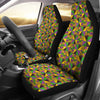 African Kente Pattern Print Universal Fit Car Seat Covers-grizzshop