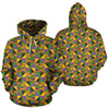 African Kente Pattern Print Women Men Pullover Hoodie-grizzshop