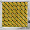 African Kente Print Pattern Bathroom Shower Curtain-grizzshop