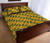 African Kente Print Pattern Bed Set Quilt-grizzshop