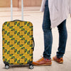 African Kente Print Pattern Luggage Cover Protector-grizzshop