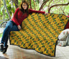 African Kente Print Pattern Quilt-grizzshop