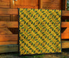 African Kente Print Pattern Quilt-grizzshop