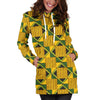 African Kente Print Pattern Women Hoodie Dress-grizzshop