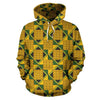 African Kente Print Pattern Women Men Pullover Hoodie-grizzshop