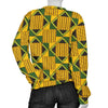 African Kente Print Pattern Women's Sweatshirt-grizzshop