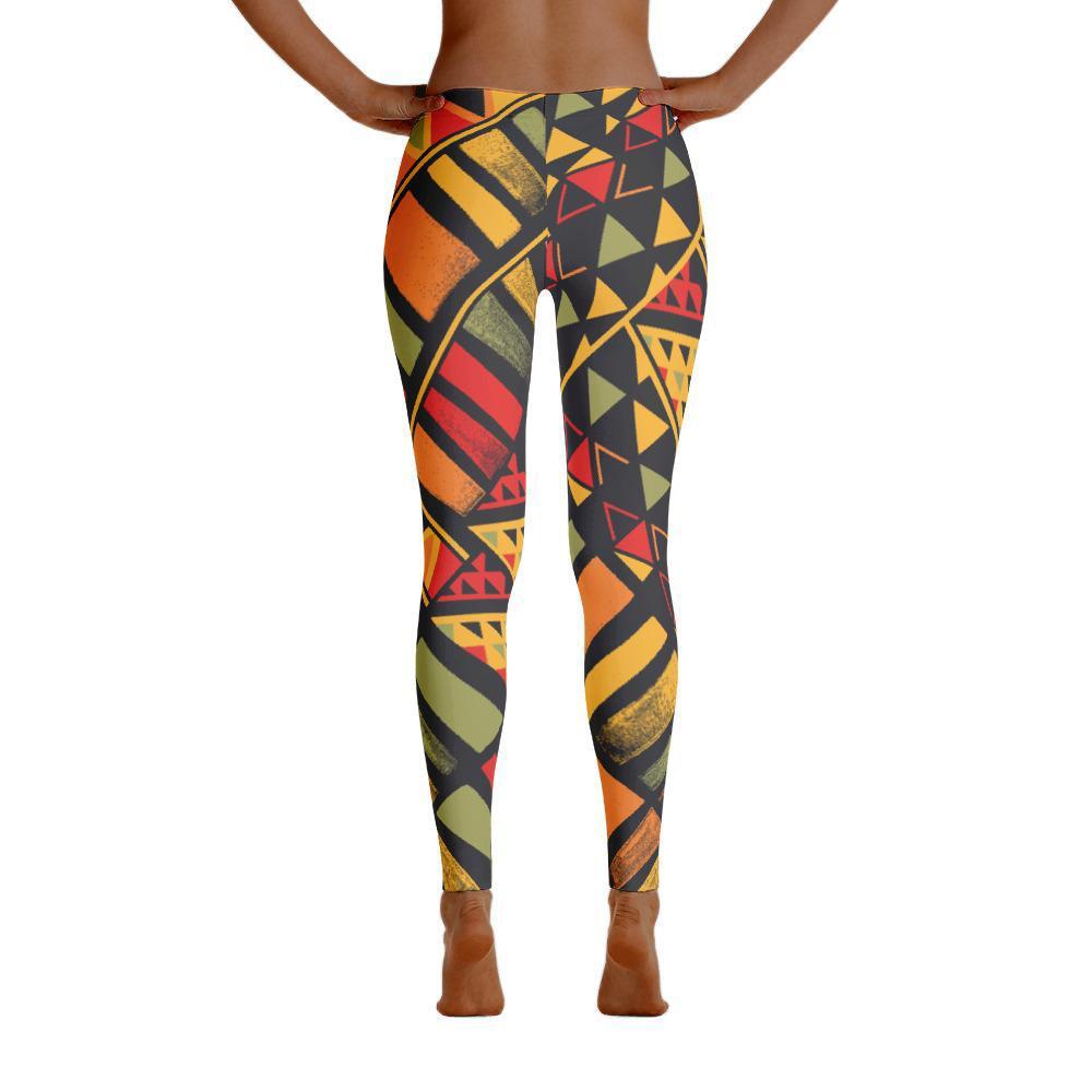 African Print ,Dashiki ,Adinkra ,Kente Pattern Women's Leggings-grizzshop