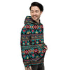 African Tribal Ethnic Print Pattern Men's Hoodie-grizzshop