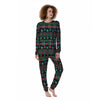 African Tribal Ethnic Print Pattern Women's Pajamas-grizzshop