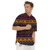 African Tribal Native Print Pattern Men's Short Sleeve Shirts-grizzshop