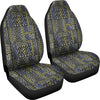 African Tribal Textile Universal Fit Car Seat Covers-grizzshop