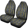 African Tribal Textile Universal Fit Car Seat Covers-grizzshop