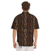 Afro African Dot Print Pattern Men's Short Sleeve Shirts-grizzshop