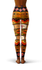 Afro African Kente Art Style 4 Print Legging-grizzshop