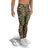 Agriculture Farming Print Pattern Men's Leggings-grizzshop