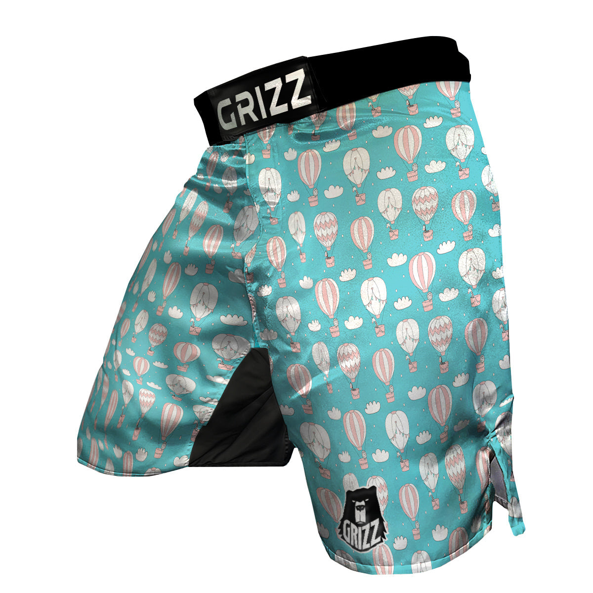 Air Balloon Cartoon Print Pattern MMA Shorts-grizzshop