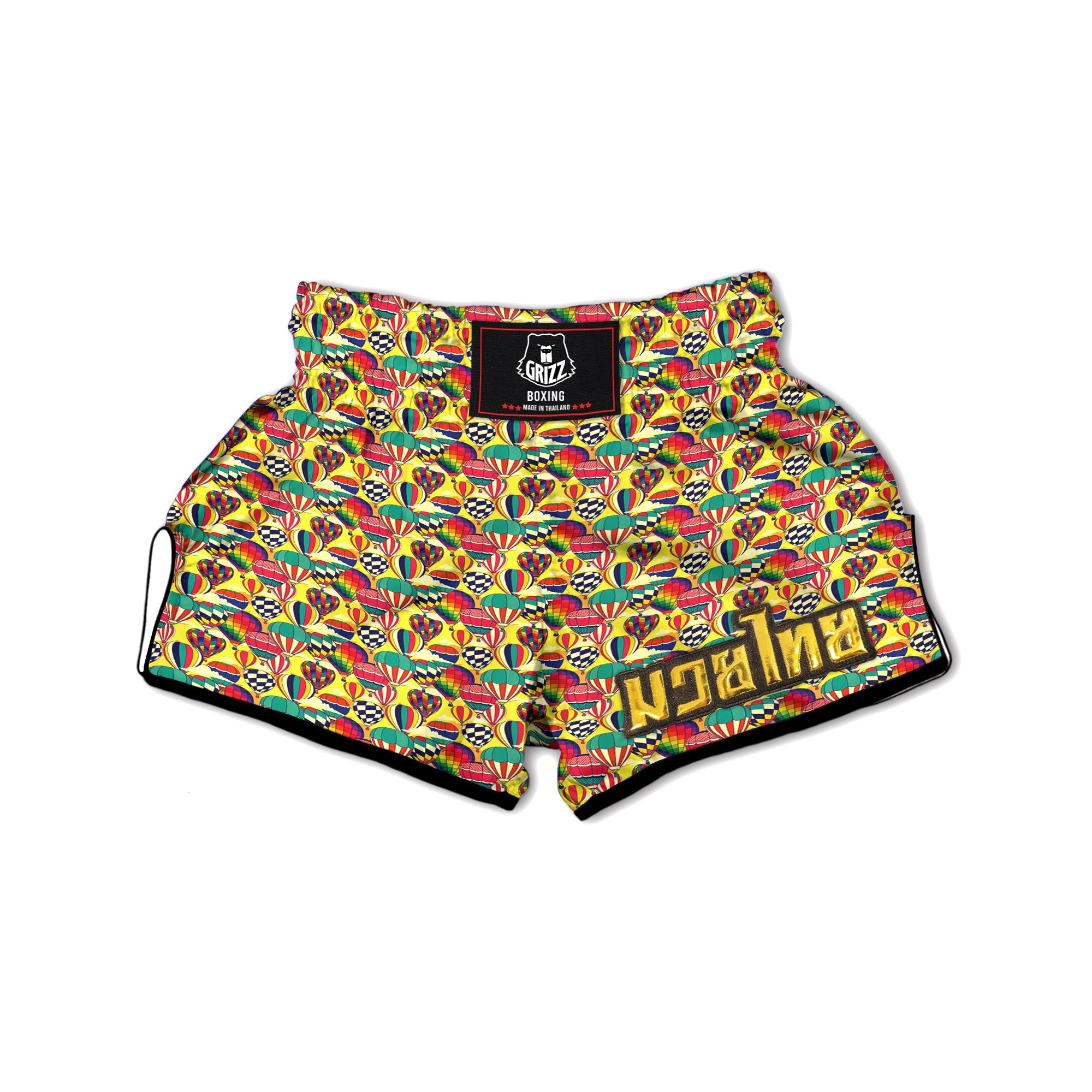 Air Balloon Colorful Print Pattern Muay Thai Boxing Shorts-grizzshop