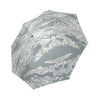 Air Force Military Camouflage White Snow Camo Pattern Print Foldable Umbrella-grizzshop