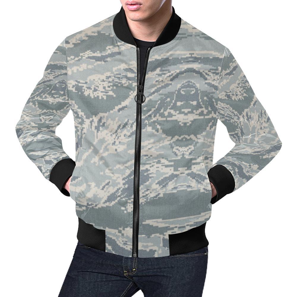 Snow camo hot sale bomber jacket