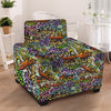 Airbrush Graffiti Print Armchair Cover-grizzshop