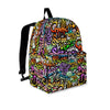 Airbrush Graffiti Print Backpack-grizzshop