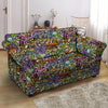 Airbrush Graffiti Print Loveseat Cover-grizzshop