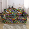 Airbrush Graffiti Print Loveseat Cover-grizzshop