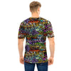 Airbrush Graffiti Print Men T Shirt-grizzshop