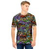 Airbrush Graffiti Print Men T Shirt-grizzshop