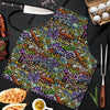 Airbrush Graffiti Print Men's Apron-grizzshop