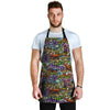 Airbrush Graffiti Print Men's Apron-grizzshop