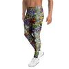 Airbrush Graffiti Print Men's Leggings-grizzshop